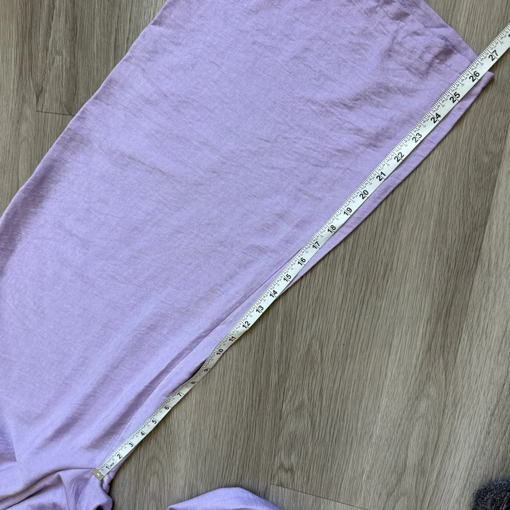 Coastal Bloom Lavender Wide-Leg Pants - Picture 7 of 8